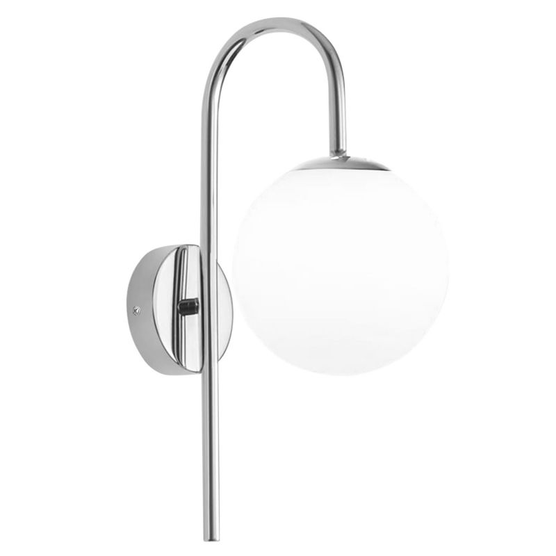 Kinkiet Toolight G092-1W Chrom Biały 24,5X15X40Cm 1Szt