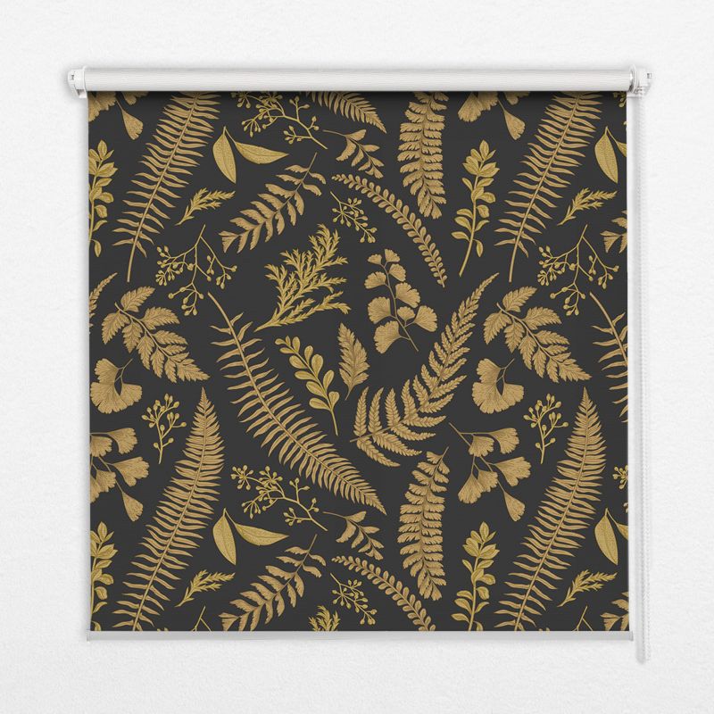Osłona Okienna Tulup 150x140 cm Żółte Paprocie Montaż do ściany/sufitu 1 szt.