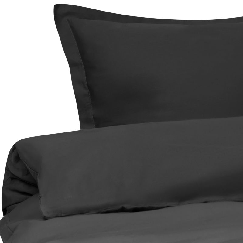 Komplet pościeli Parkrose Bawełna satynowa 200 x 200 cm Czarny 1 kpl