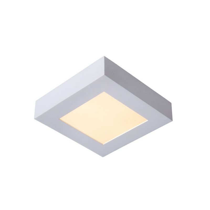 Plafon Lucide BRICE biały kwadratowy 16,8cm LED 15W biały ciepły 3000K 982lm IP44 - 1 szt.