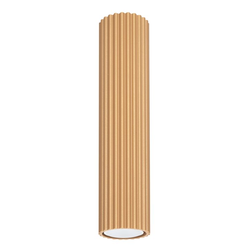 Reflektor sufitowy Sollux Lighting Karbon złoty 1 x GU10 x IP20 wym: 30 x 6,5 x 6,5 cm - 1 szt.