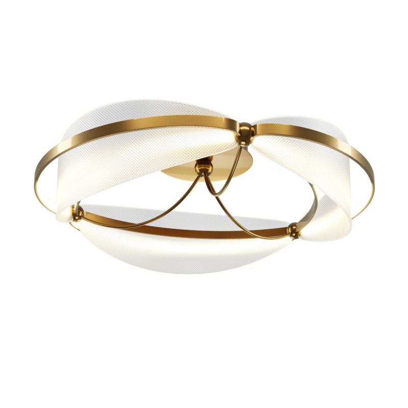 Lampa wisząca ozdobny klosz Maytoni BREEZE mosiężno-przezroczysta LED 45W 3000K 2700lm IP20 - 1 szt.