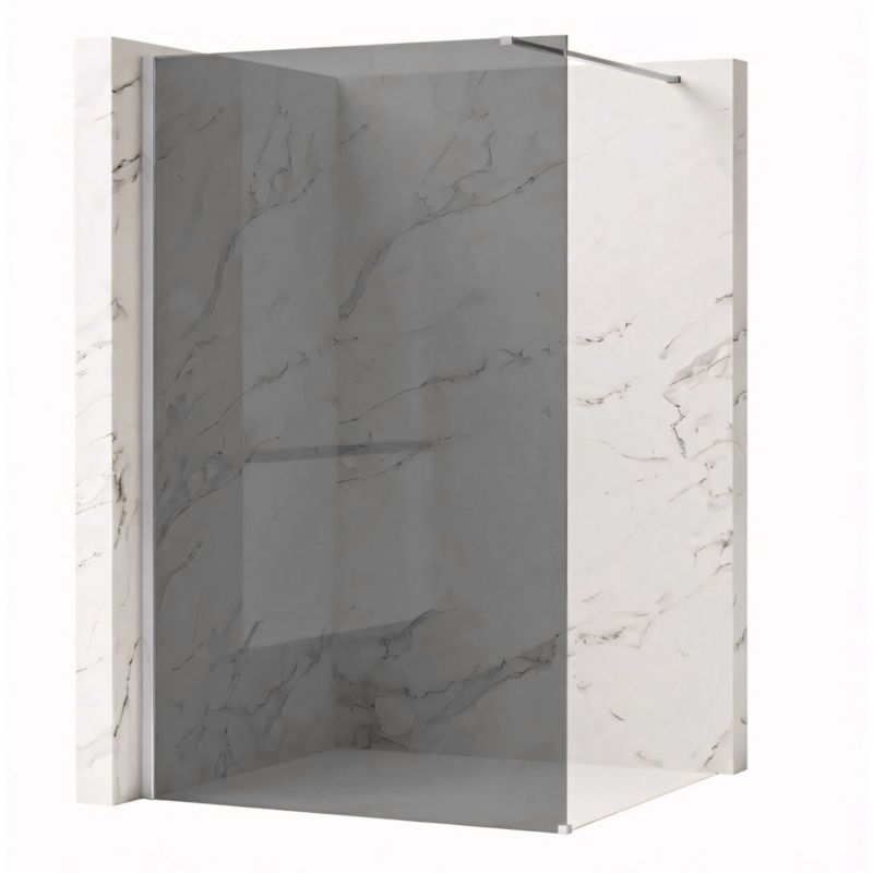 Ścianka Prysznicowa Rea Flexi Grey 80 Chrom 80x195cm 1szt
