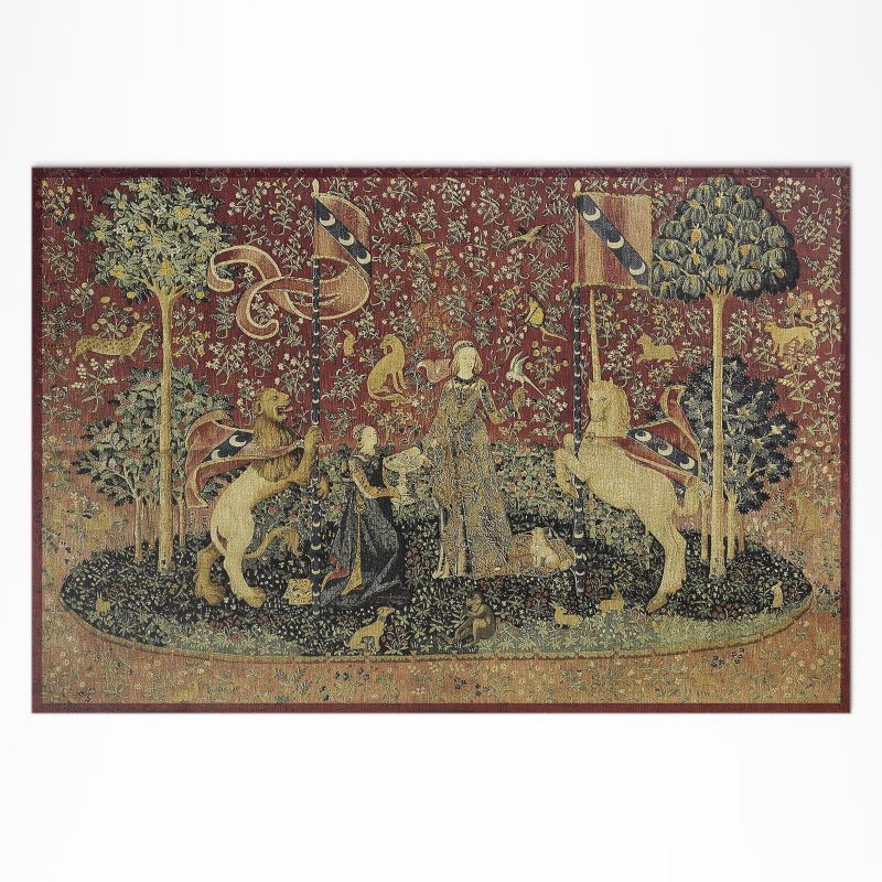 Dywan Winylowy Zewnętrzny Wallfluent 120x180 cm Średniowieczna imitacja tkaniny vintage 1 szt.