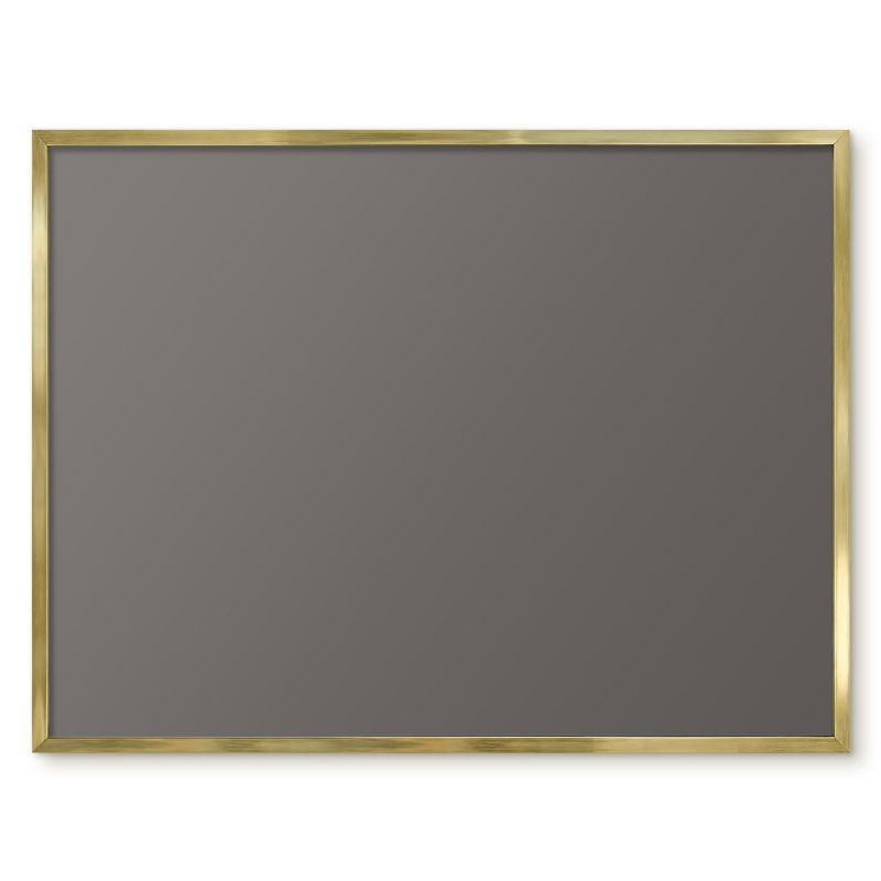 Magnetyczna Tablica Ścienna Tulup 80x60 cm Ciemny szary 1 - Złota rama Do salonu, biura 1 szt.