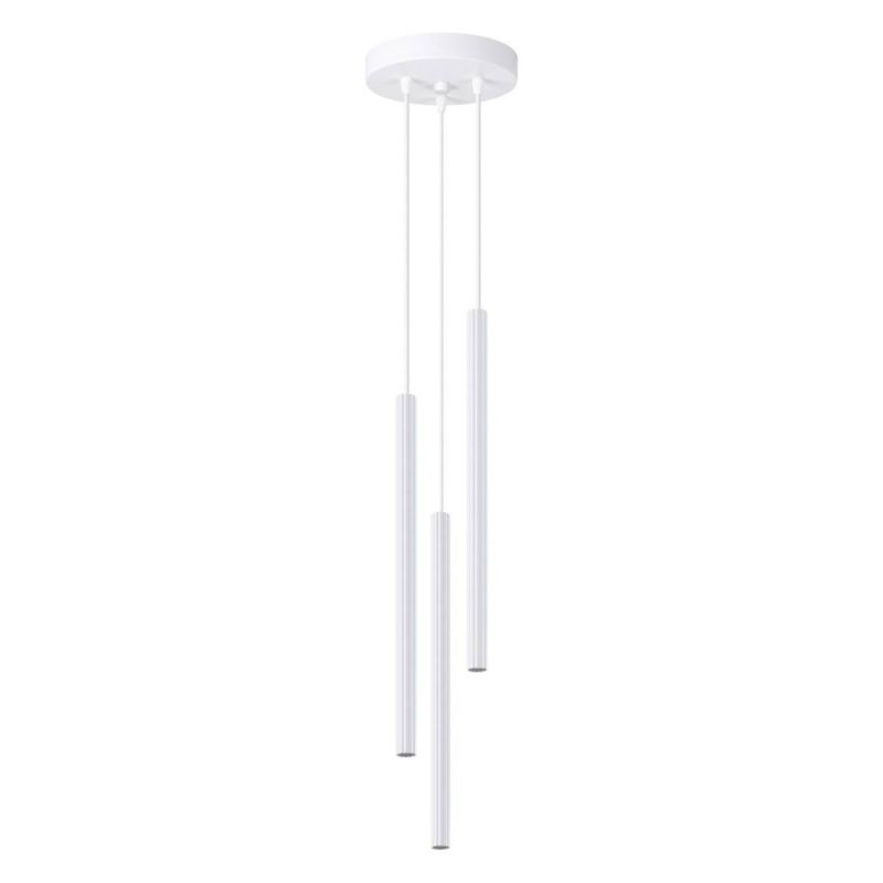 Lampa wisząca Sollux Lighting Arche 2953 biała tuba 3xG9 x 8W 1 szt.