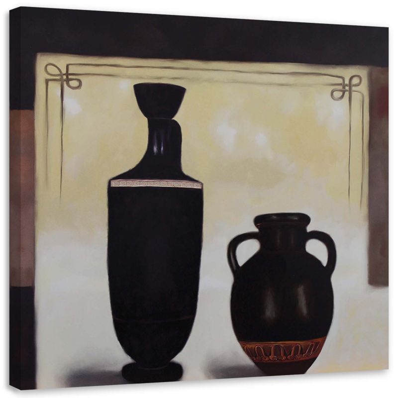 Obraz Feeby Dwa czarne dzbanki 40x40cm 1szt