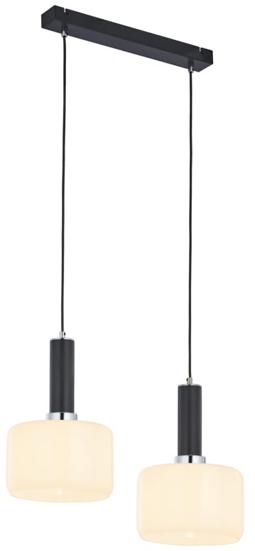 Lampa wisząca Jupiter VANES czarno-biała 2xE27x40W IP20 wym:80x52x20 cm - 1 szt.
