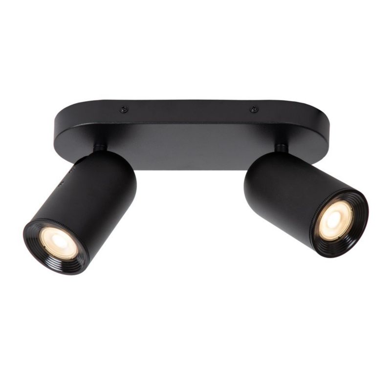 Spot reflektor natynkowy listwa Lucide Punch czarny 2xGU10x35W IP20 wym:10,5x25x13,5cm - 1 szt.