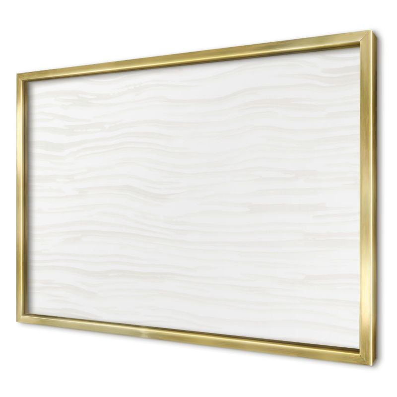Dekoracyjna tablica magnetyczna Wallfluent 60x40 Harmonia linii w złotej ramie 1szt