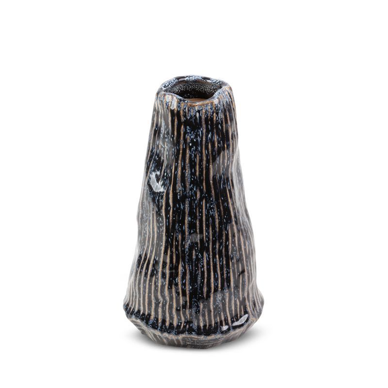 Wazon ceramiczny Eurofirany 12 x 20 cm granatowy 1 szt.