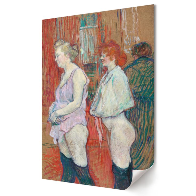 Plakat Wallfluent Format A1 Rue des Moulins Artysta Henri de Toulouse-Lautrec 1 szt.