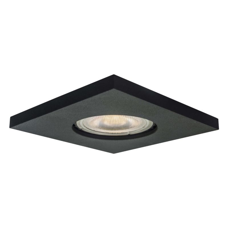 Oprawa wpuszczana Light Prestige Lagos łazienkowa czarna ruchoma 1 x GU10 x 50W IP65 wym: 2,2 x 7,7 x 7,7 cm kwadratowa - 1 szt.