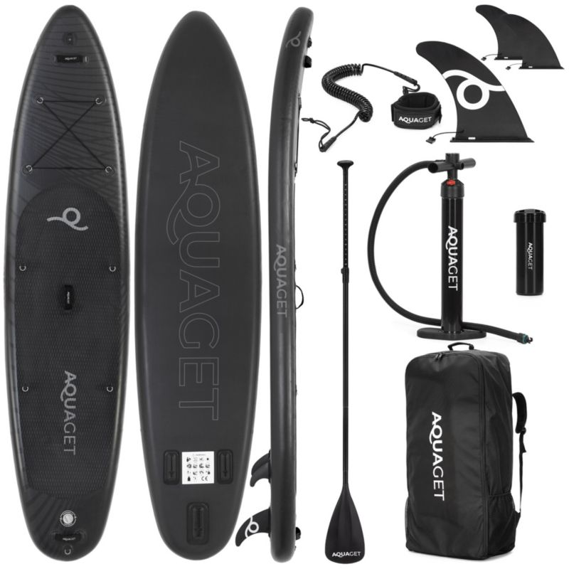 SUP Aquaget 350 cm paddleboard deska pompowana do pływania z wiosłem 1 kpl