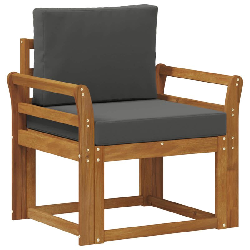 Sofa ogrodowa WaszeMeble z akacji brązowa z poduszkami WM-3436234 1 szt.
