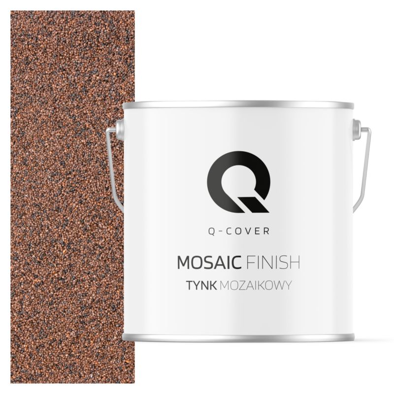 Tynk Mozaikowy Q-Cover Brązowy ciemny M73 7KG