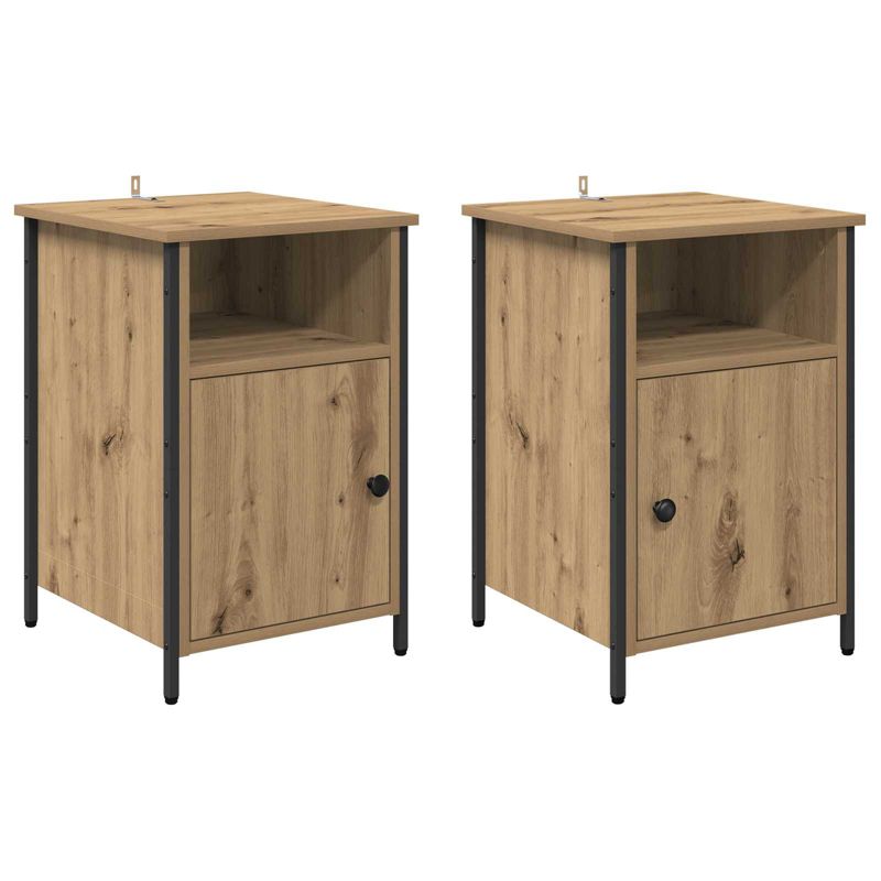 Stoliki nocne WaszeMeble dąb artisan WM-881835 2 szt.