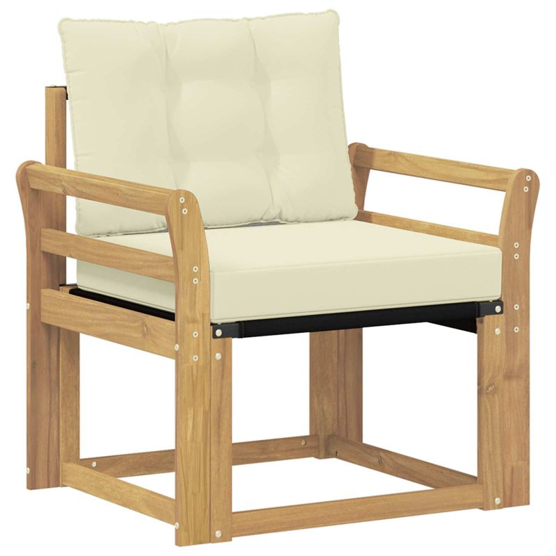 Sofa ogrodowa WaszeMeble z akacji biała z poduszkami WM-3439040 1 szt.
