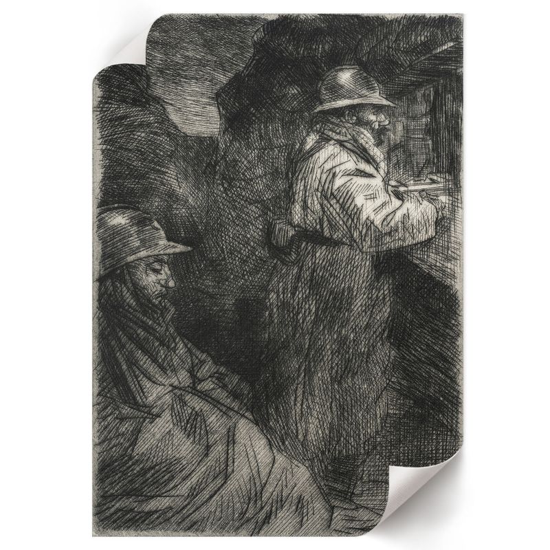 Plakat Na Płótnie ArtPrintCave 59,5x84 cm W koszarach Théophile Steinlen 1 szt.