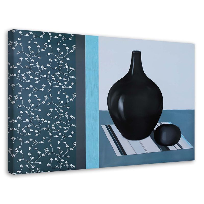 Obraz na płótnie Feeby Dwa dzbanki na kolorowej serwetce 60x40cm 1szt