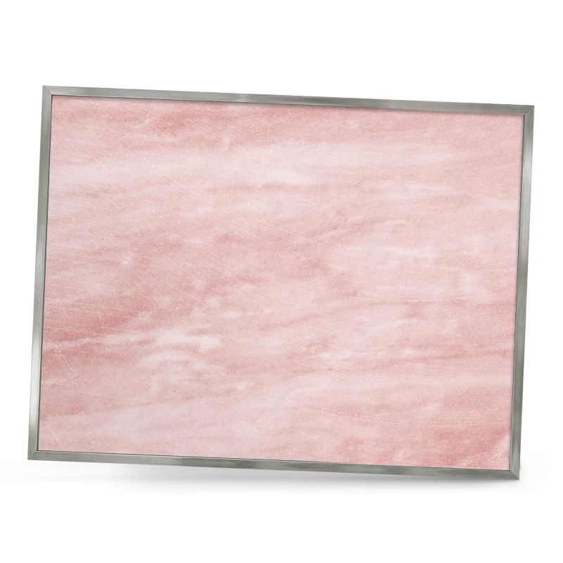 Tablica magnetyczna ozdobna ArtPrintCave 80x60 Różowa faktura w srebrnej ramie 1szt