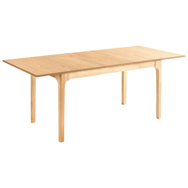Stół do jadalni rozkładany Delmas Jesion jasny 160/200 cm 90 cm 1 szt.