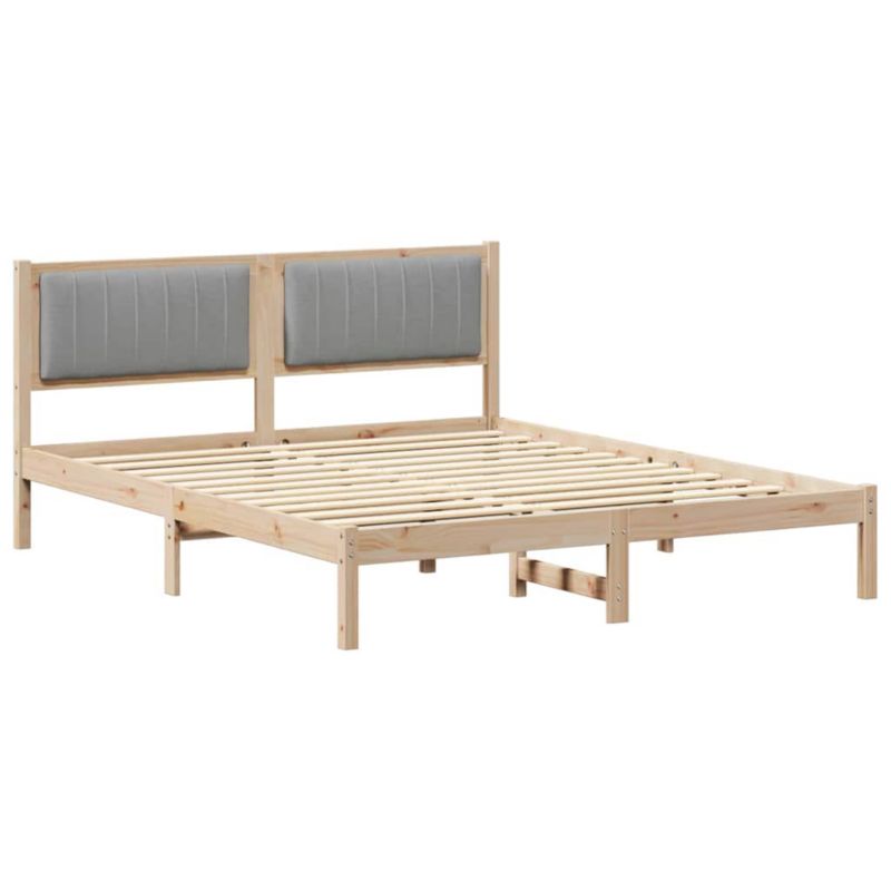 Łóżko Drewniane WaszeMeble 160x200 cm Brązowe WM-878244 1 szt.