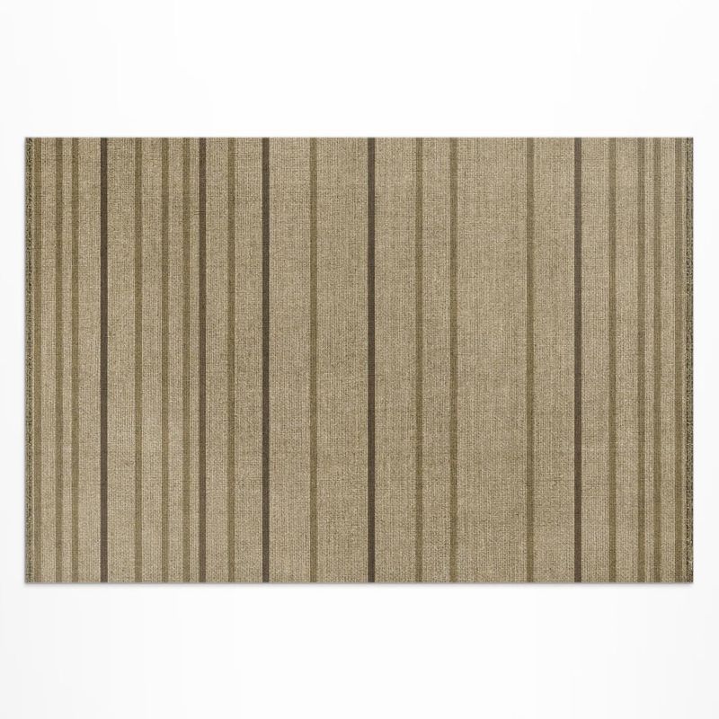 Dywan Winylowy Zewnętrzny Wallfluent 140x210 cm Pasy na tkaninie styl boho vintage 1 szt.