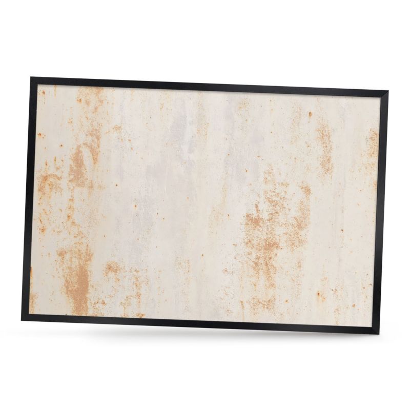 Dekoracyjna tablica magnetyczna ArtPrintCave 60x40 rdzawa tekstura w czarnej ramie 1szt