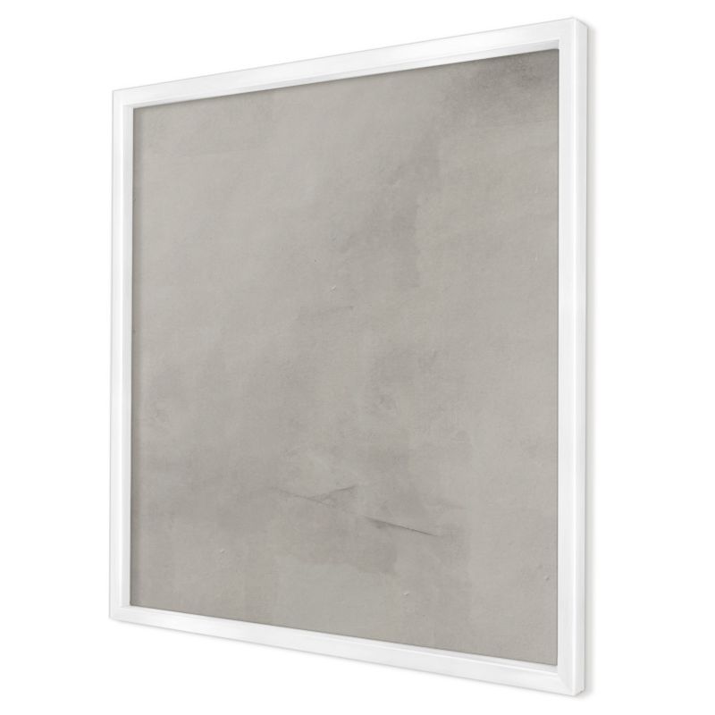 Tablica magnetyczna ozdobna Wallfluent 50x50 Tło szaro w białej ramie 1szt