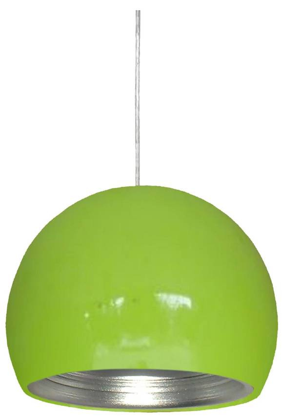 Zielona lampa wisząca sufitowa do salonu PICTOR metal 1xE27