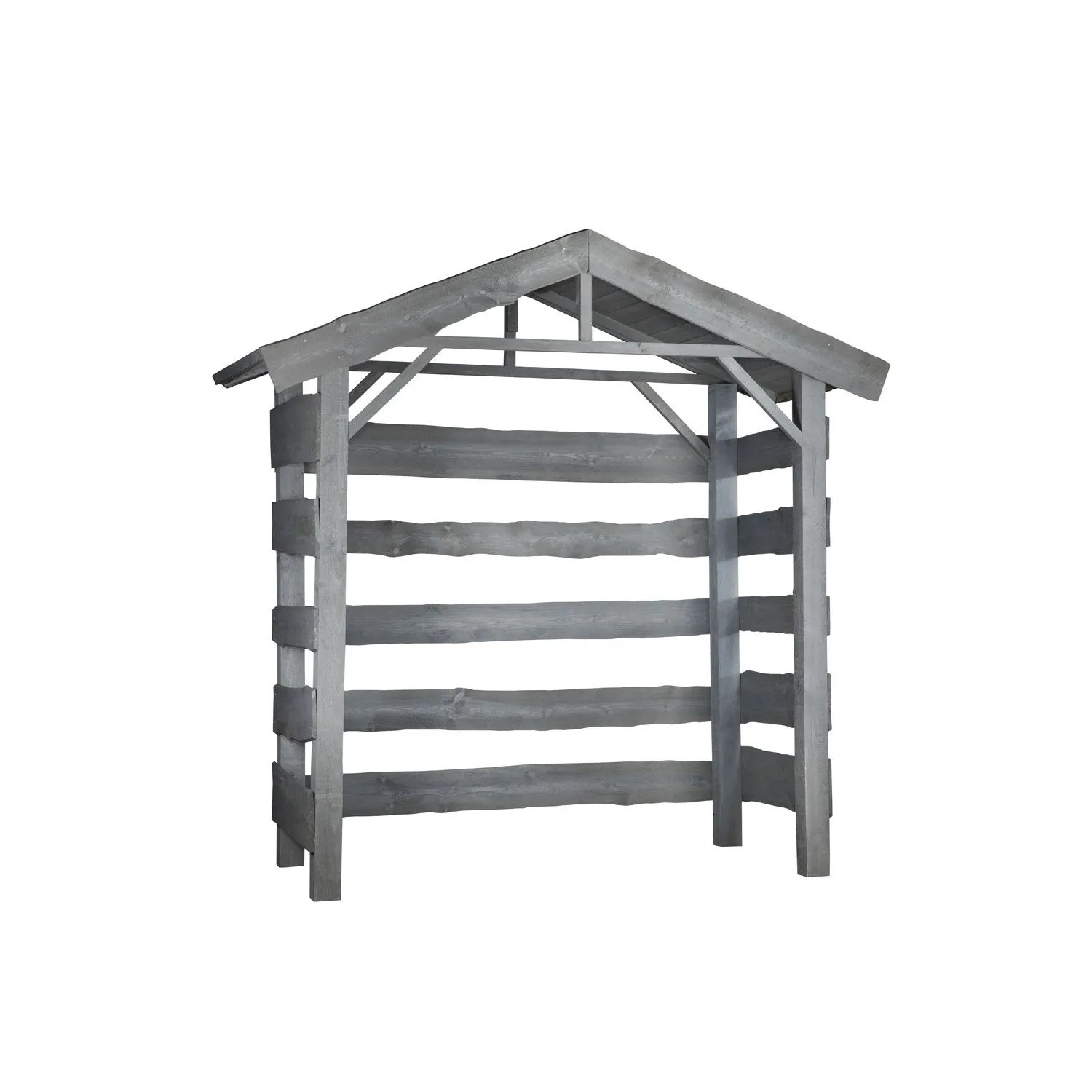 Werth-Holz Drewutnia Ranczo szara - 182x90, wys. 220 cm