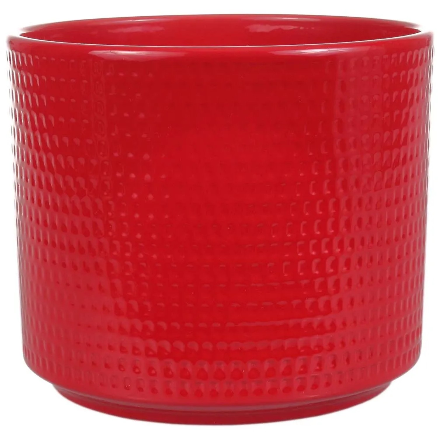 Osłonka cylinder czerwona - śr. 12 cm