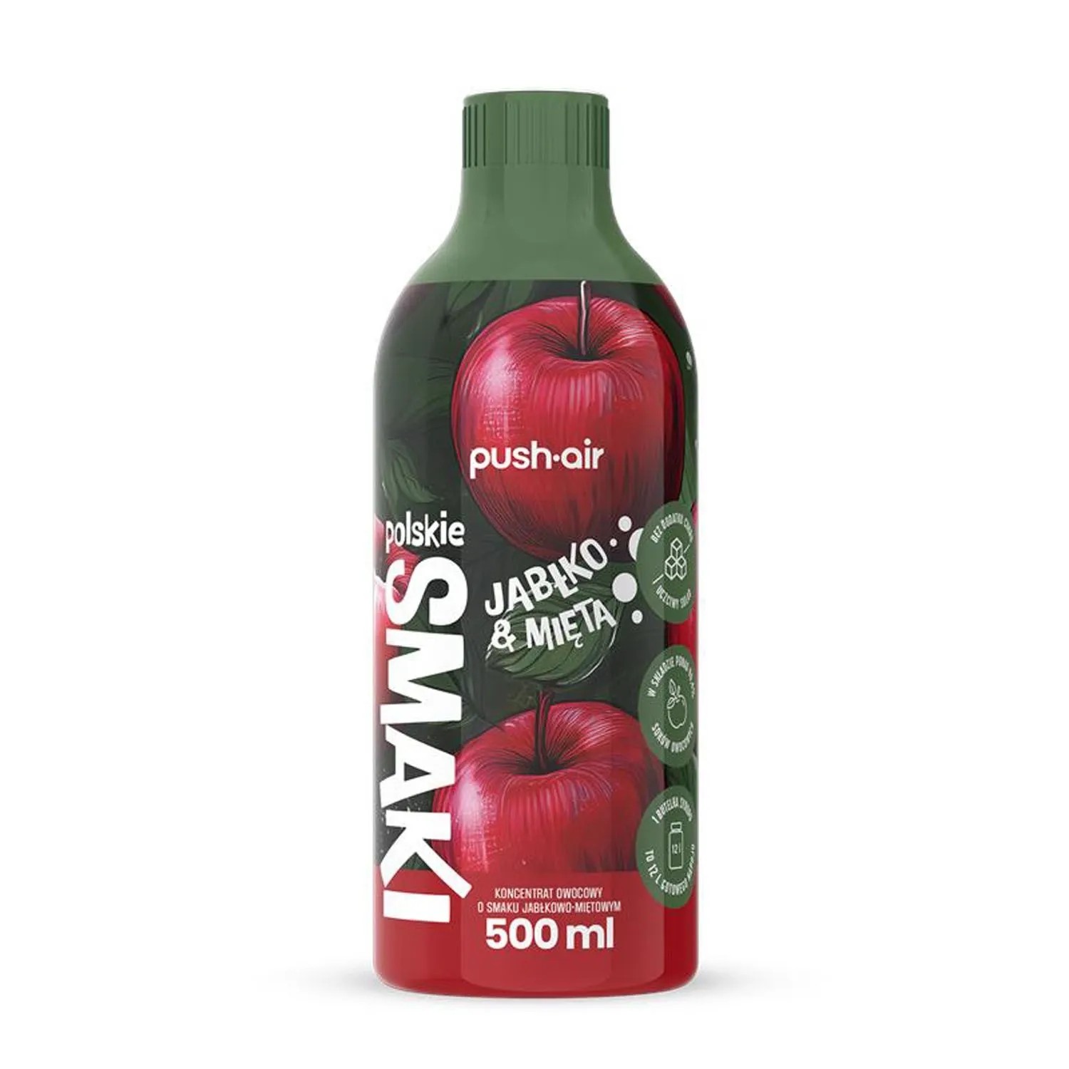 Dafi Koncentrat napoju do saturatora PushAir o smaku Jabłko i Mięta 500 ml
