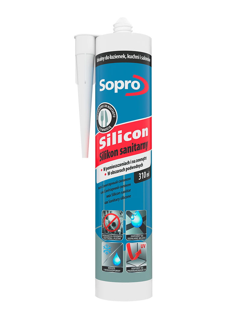 SOPRO SILIKON 310 ML PIASKOWO-SZARY 18