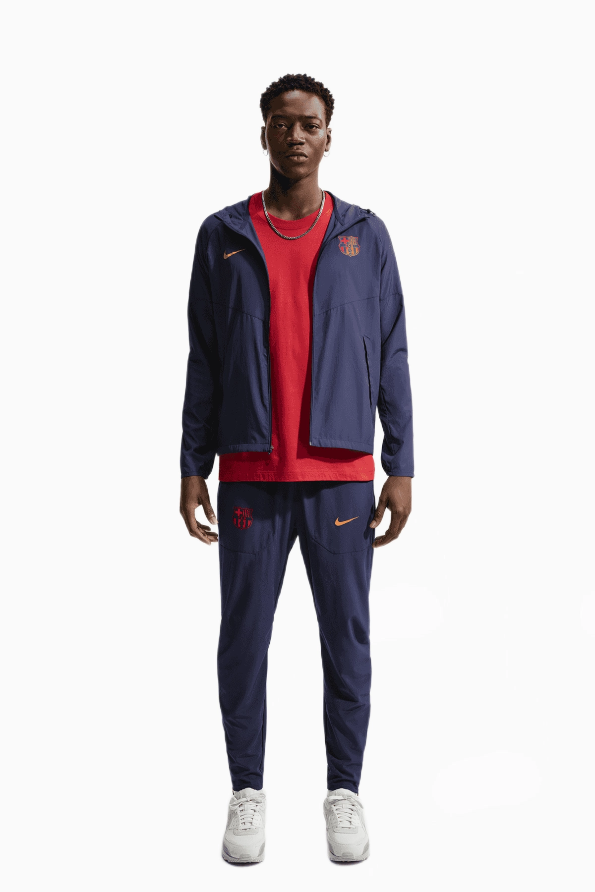 Kurtka Nike FC Barcelona 26/27 City Side - Fioletowy