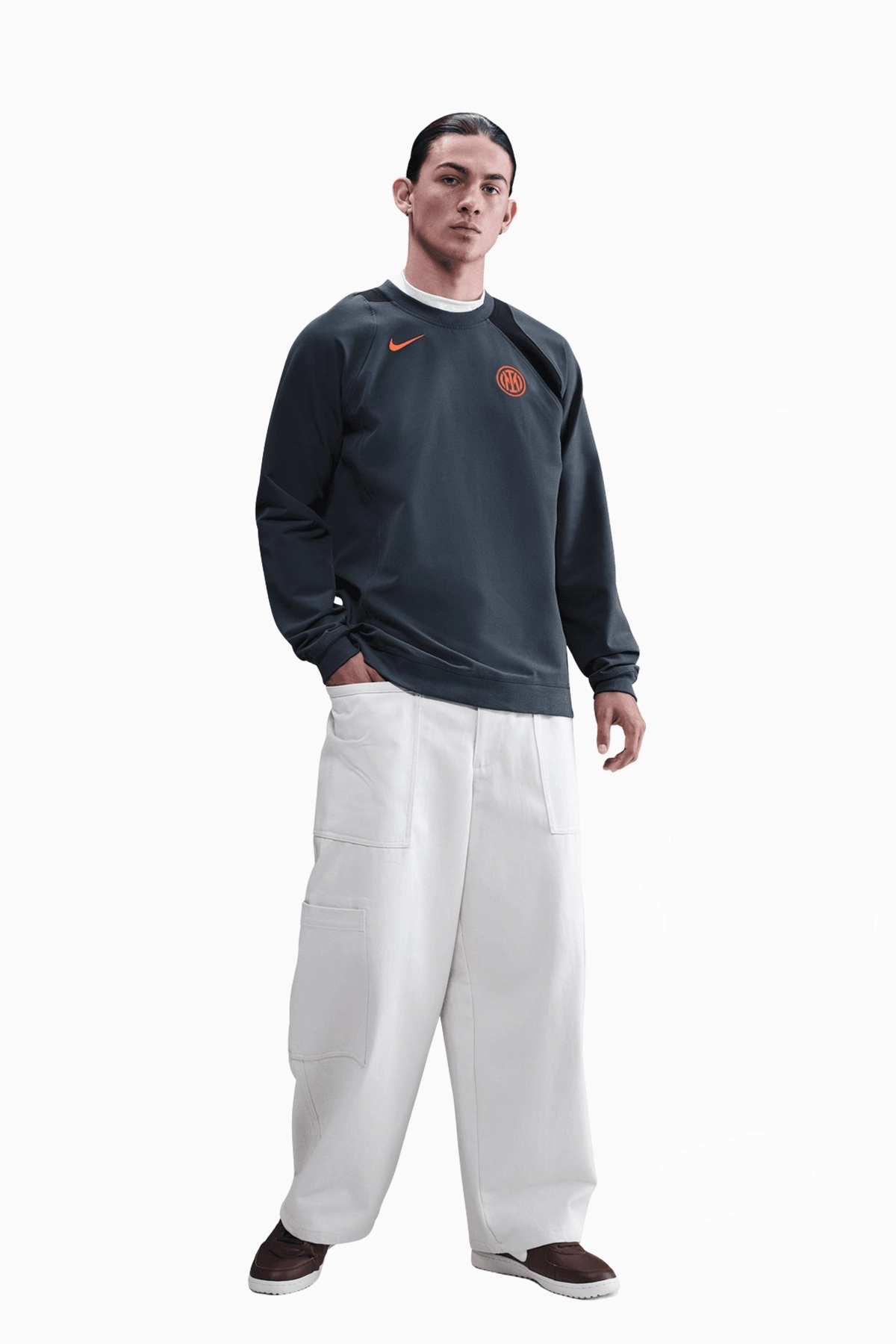 Bluza Nike Inter Mediolan 25/26 Total 90 Crew - Szary