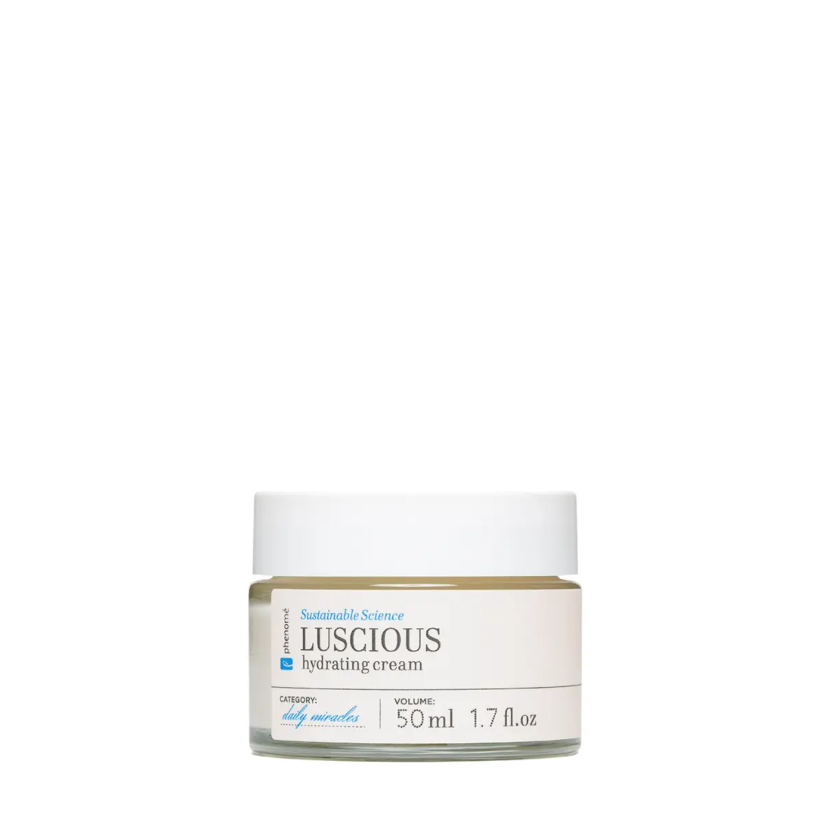 Luscious | PHENOMÉ | 50 ml | Silnie nawilżający krem do twarzy | Kwas hialuronowy