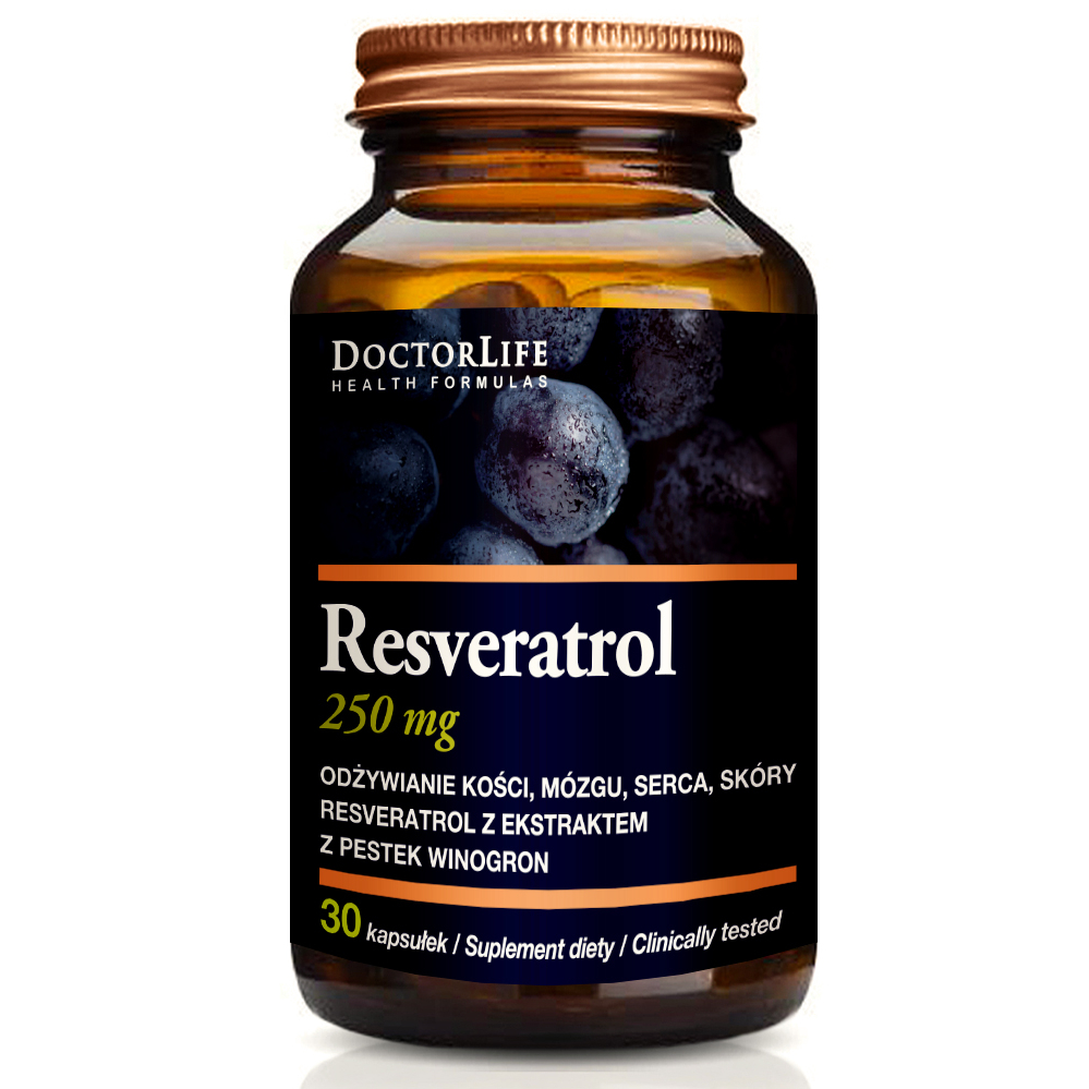Doctor life resveratrol, 30 kapsułek