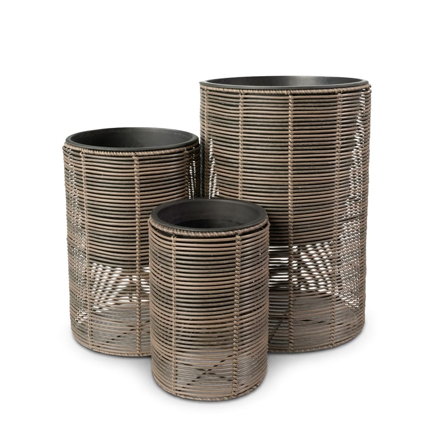 Pflanzkübel VITARBO 3er-Set - Braun