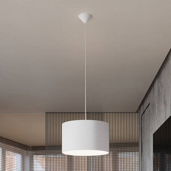 Sollux Lighting Nova lampa wisząca 1x15 W biała SL.1404