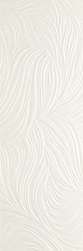 Paradyż Elegant Surface dekor ścienny 29,8x89,8 cm inserto motyw A biały mat
