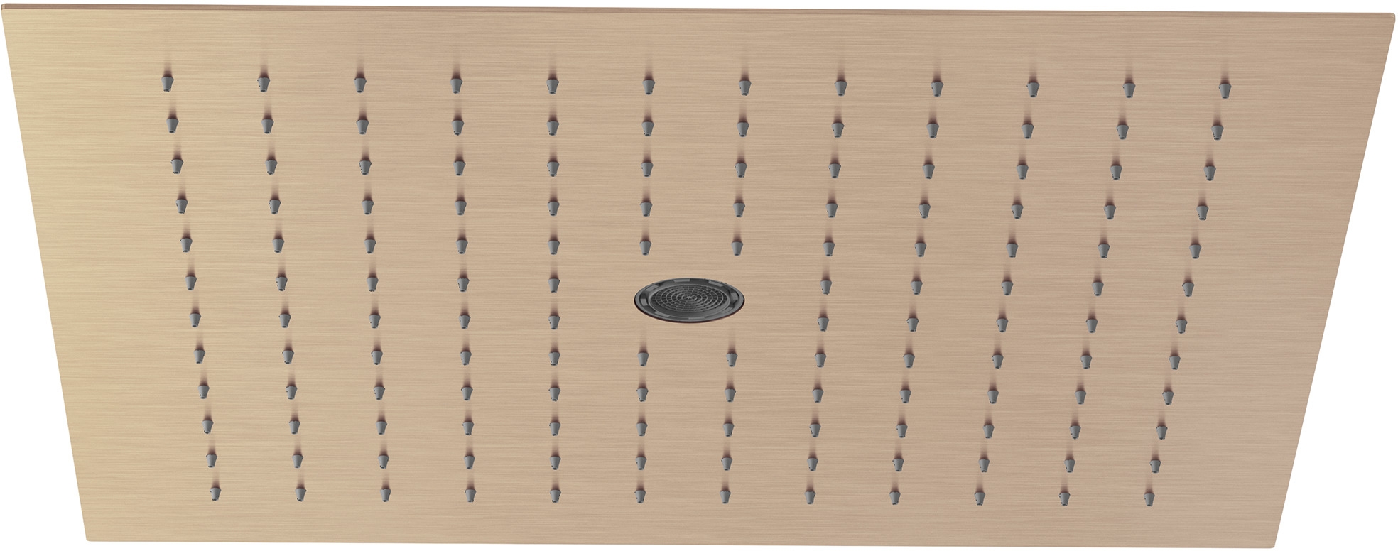 Kludi Asana deszczownica 44x44 cm kwadratowa brązowy szczotkowany 69420N1-00