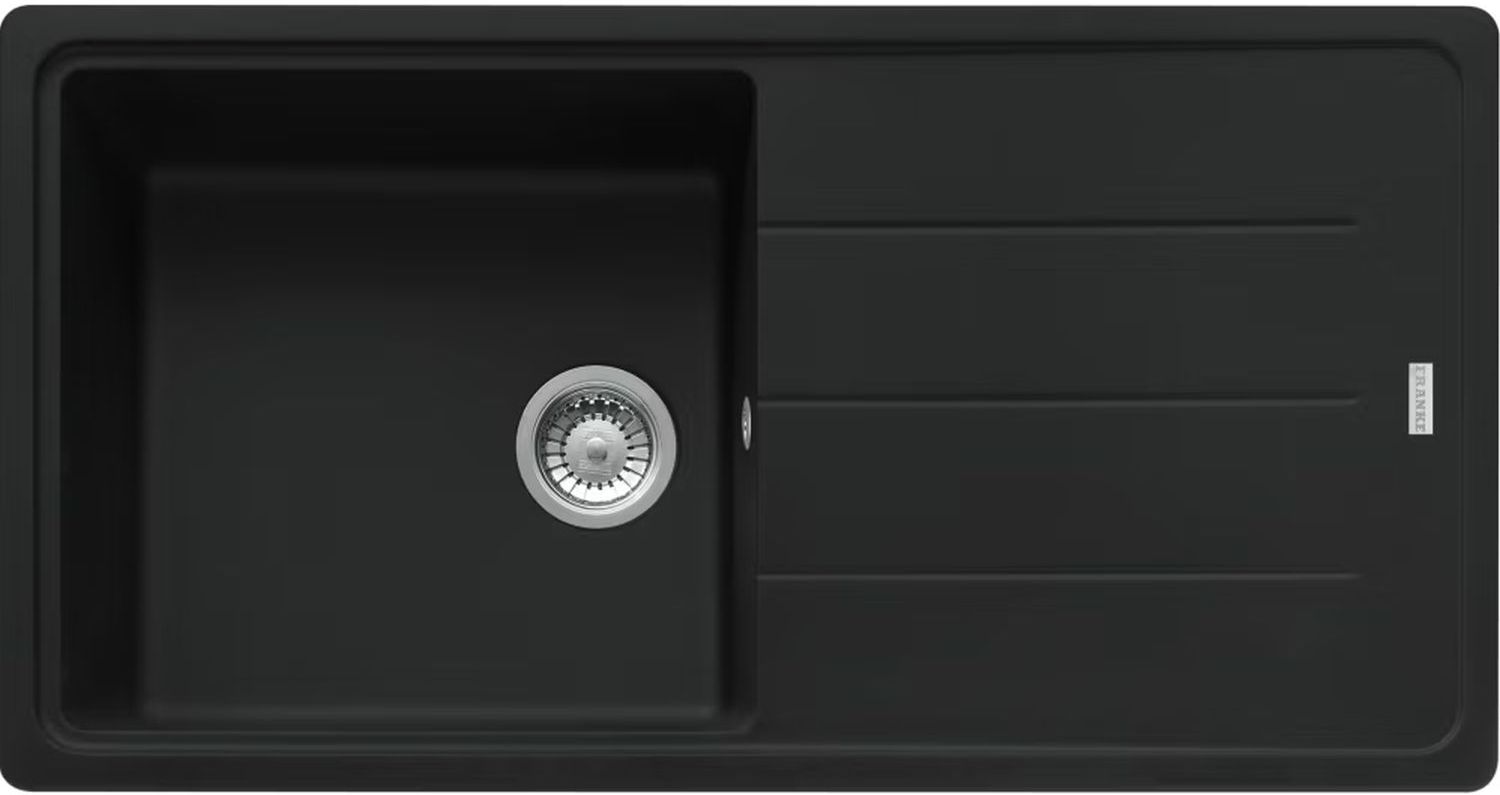 Franke Basis BFG 611-97 zlewozmywak 97x50 cm Fragranite czarny mat 114.0676.291