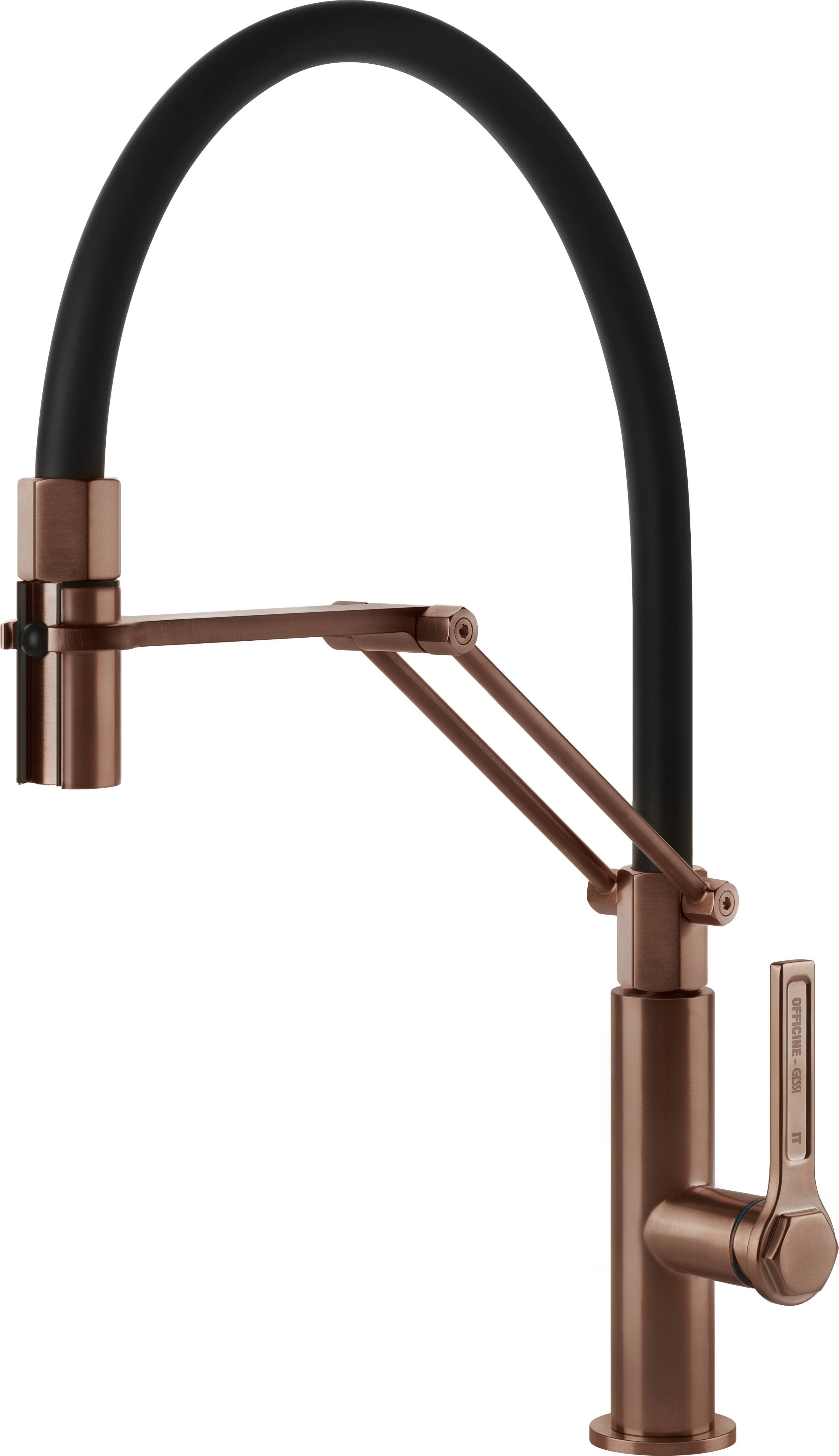 Gessi Officine bateria kuchenna stojąca miedź 60055.708