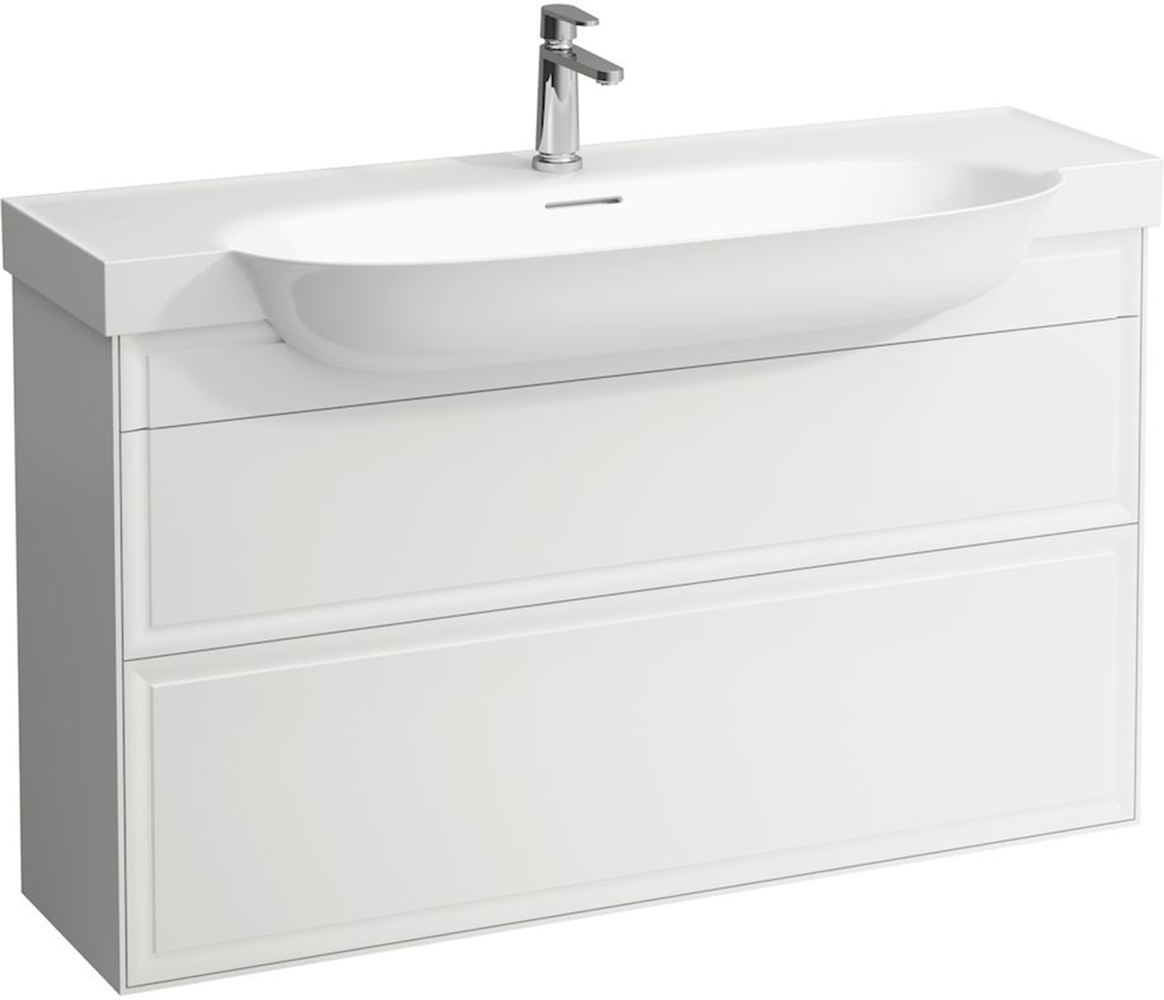 Laufen The New Classic szafka 120 cm podumywalkowa wisząca biały połysk H4060520856311