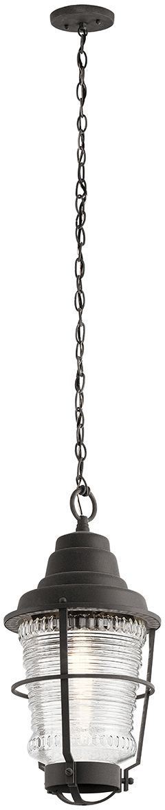 Quintiesse Chance Harbor lampa wisząca zewnętrzna 1x60 W postarzany cynk QN-CHANCE-HARBOR8