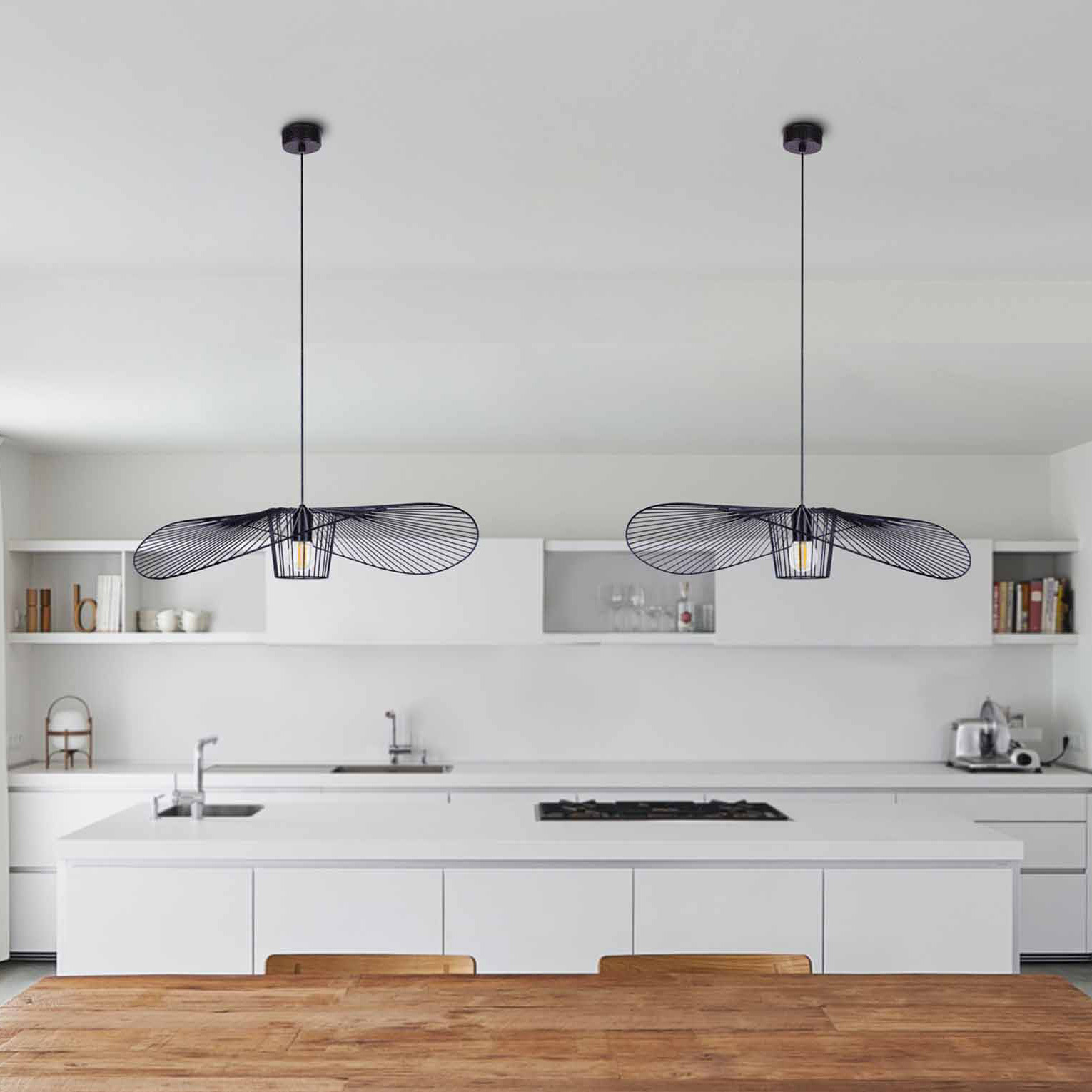 Kaja Kapelusz lampa wisząca 1x60W czarna KP-21MINICZARNY