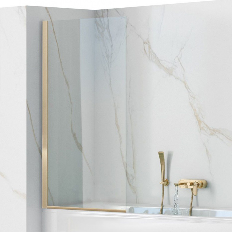 Rea Elegant Gold parawan nawannowy 70 cm złoty połysk/szkło przezroczyste REA-W5600