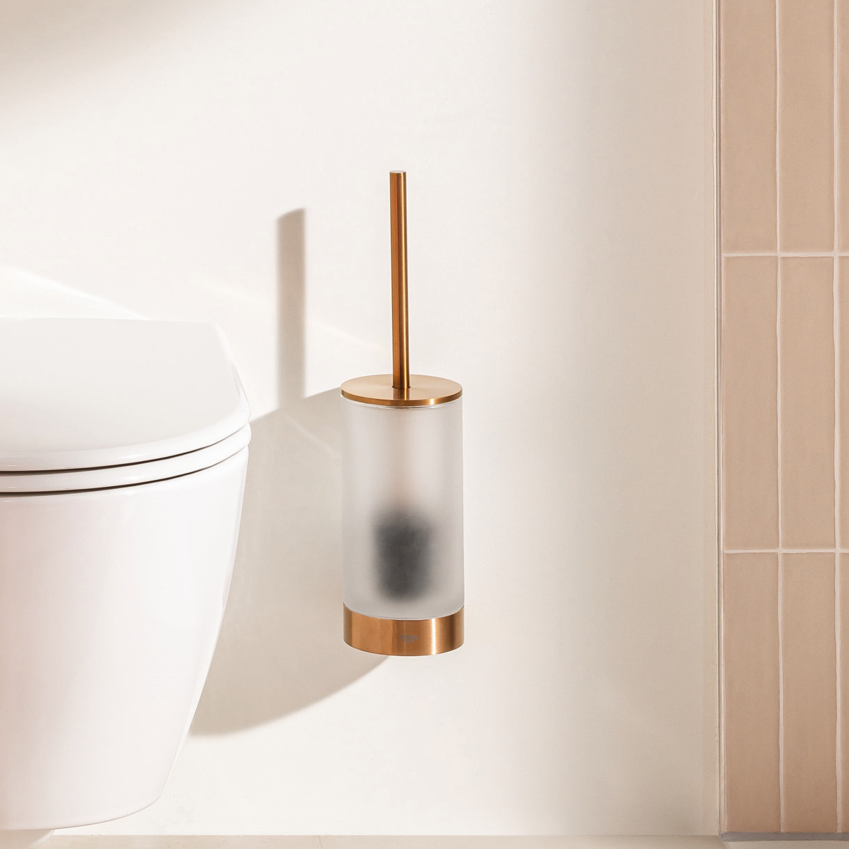 Grohe Selection szczotka toaletowa komplet ścienna brushed warm sunset 41076DL0 - Wysyłka w 24h